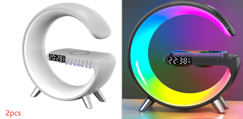 2023 New Intelligent LED Lamp - Bluetooth Speaker - Wireless Charger - Bedroom Home Decor - JigyasaLLC