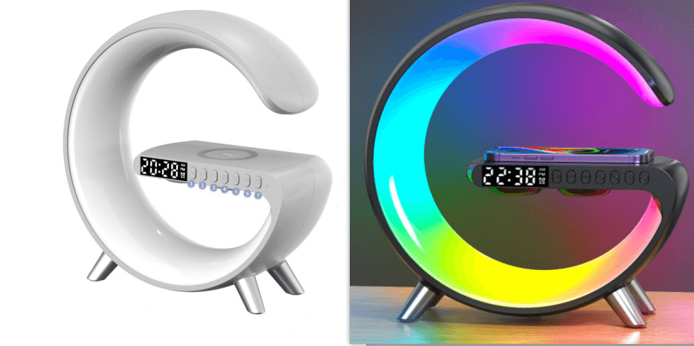 2023 New Intelligent LED Lamp - Bluetooth Speaker - Wireless Charger - Bedroom Home Decor - JigyasaLLC