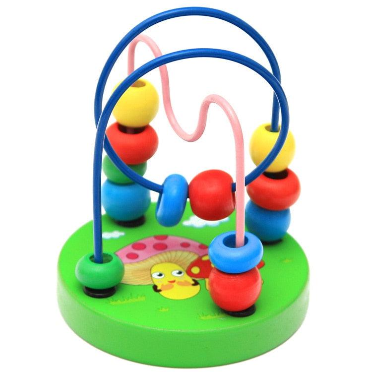 Baby Toddler Educational Lovely Animals Round Beads Kids Toys 9*11cm - JigyasaLLC