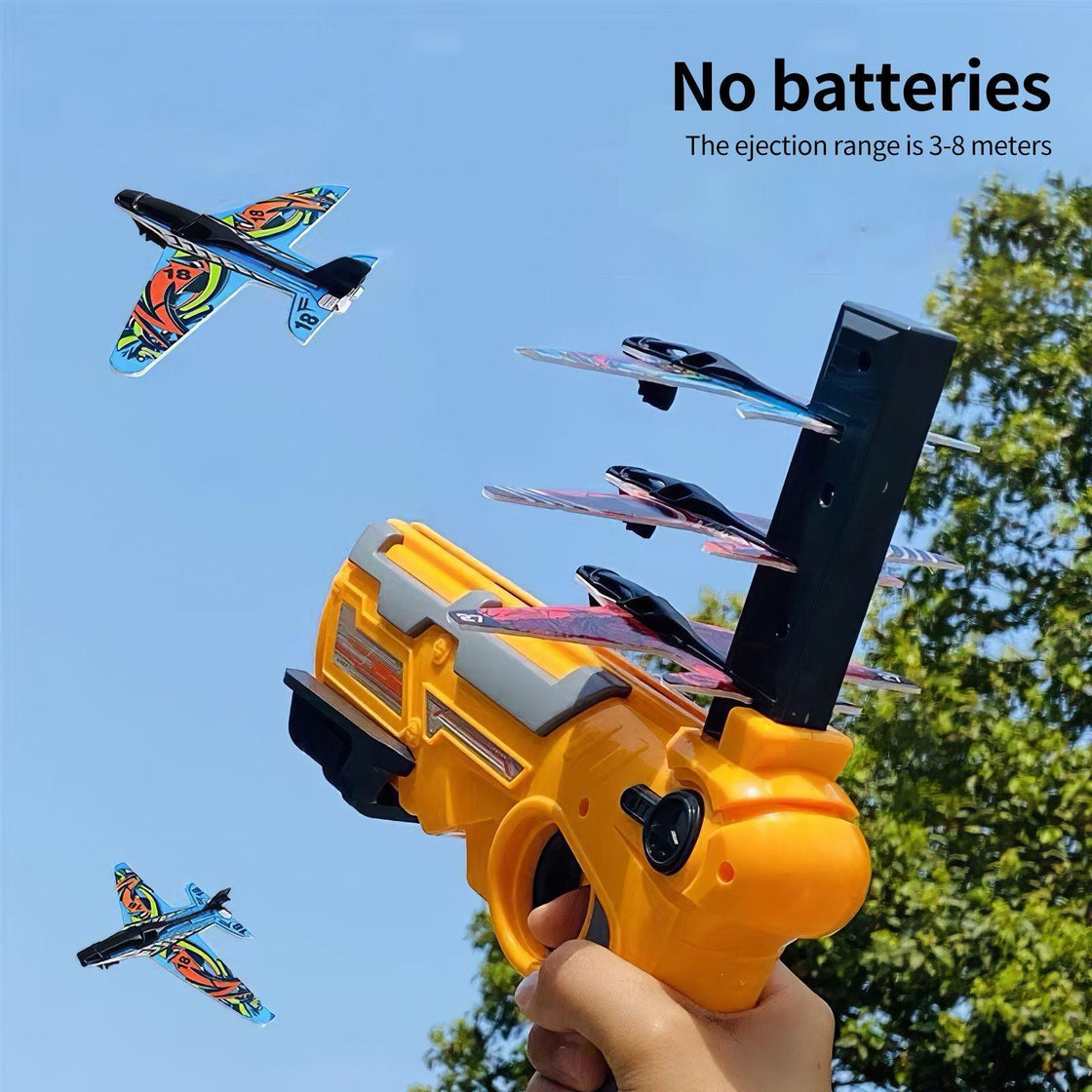 Catapult Plane Foam Air Battle One-Click Ejection Model - Outdoors Toys for Kids - JigyasaLLC