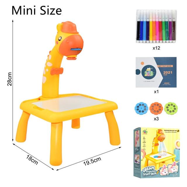 Kids Mini Led Art Drawing Table Set - JigyasaLLC