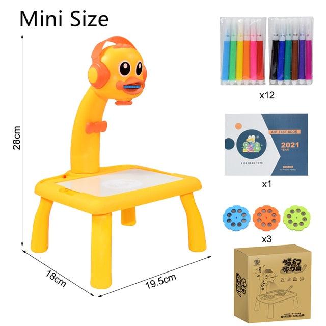 Kids Mini Led Art Drawing Table Set - JigyasaLLC