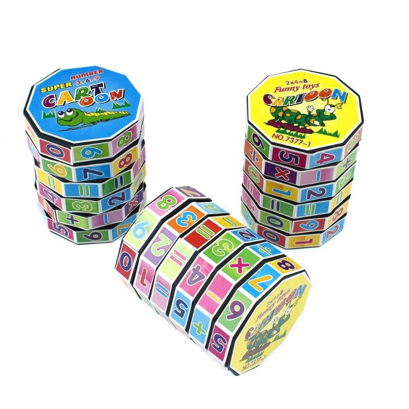 Plastic Digital Magic Cube Kids Cylinder Math Addition Subtraction Calculation Training Toy Early Education Toy for Children Boy - JigyasaLLC
