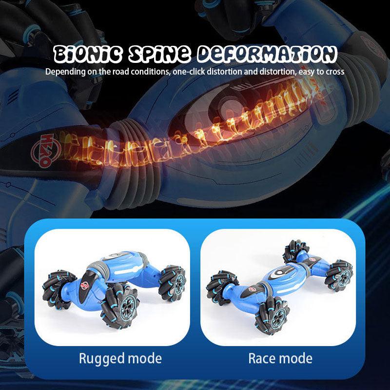 Remote Control Stunt Car Gesture Induction Twisting Off-Road Vehicle Light Music Drift Dancing Side Driving RC Toy Gift for Kids - JigyasaLLC