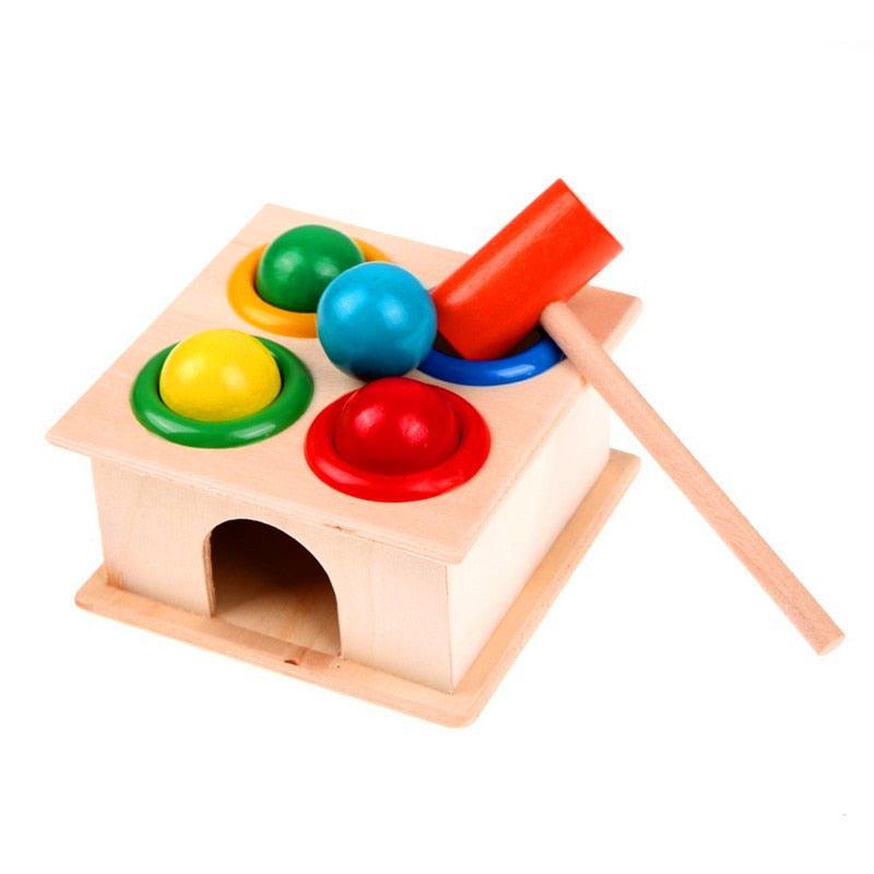 Wooden Hammering Ball Box - Hamster Game Toy - JigyasaLLC