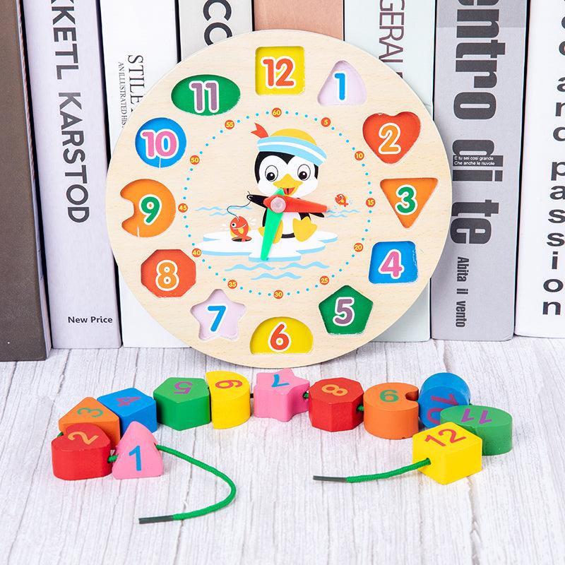 Wooden Montessori Educational Toys For Kids - Shape Color Match Board - JigyasaLLC